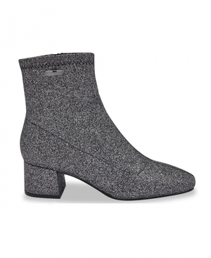 Bottines à talons Les Tropeziennes DANITA Glitter Noir Argent Femme|XXTT-54457804